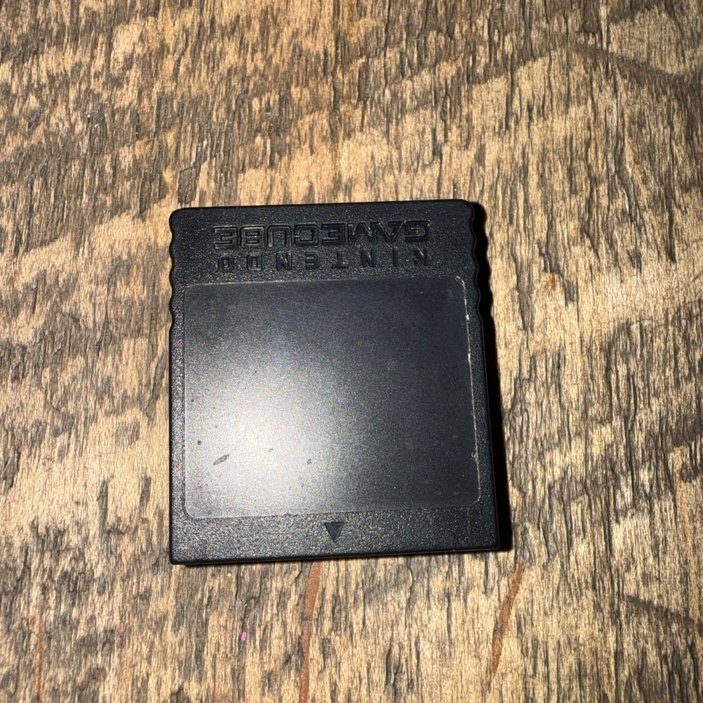 OEM Nintendo GameCube Memory Card 251 Blocks Jet Black Authentic DOL-014