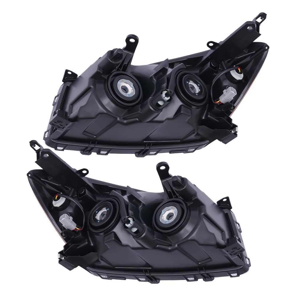 Halogen Projector Headlights Set for 2009-2012 Rav-4 Direct Replacement