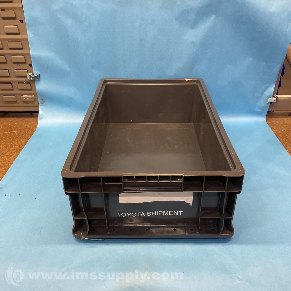 Gray Stacking Tote Storage Bin USIP