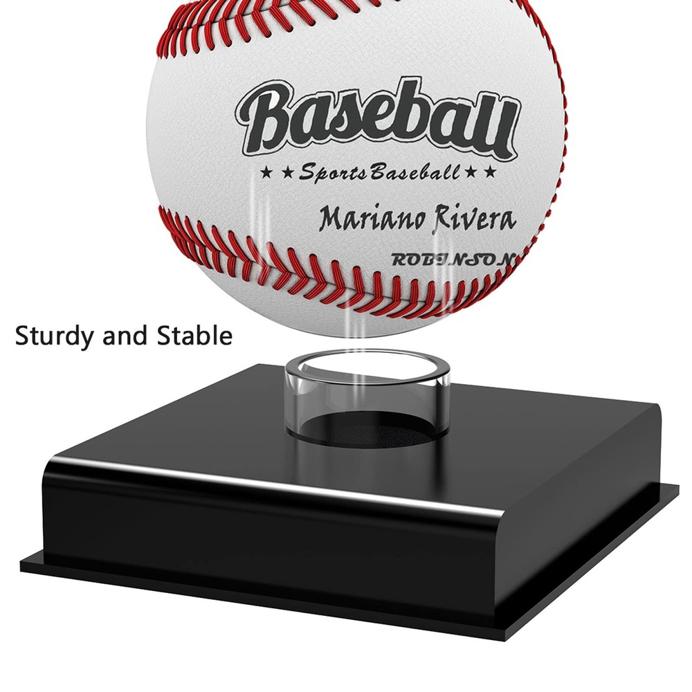 2-Pack Baseball Display Case UV Protected Acrylic Cube for Memorabilia
