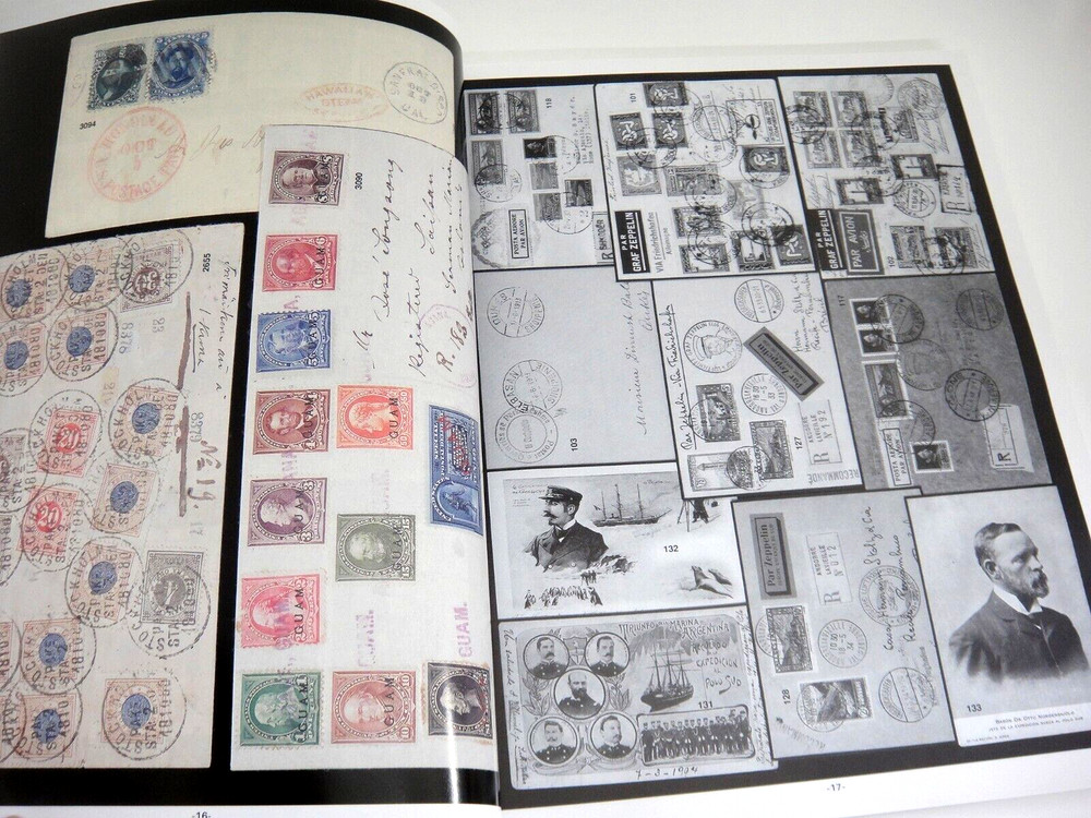 Cherrystone Stamp Auction Catalog 1997 Flight Zeppelin Covers Autographs Foreign