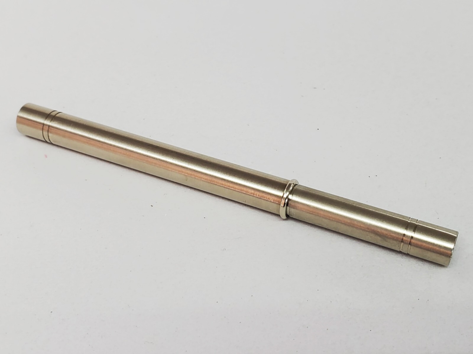 18% NICKEL SILVER STEP DOWN FERRULES FOR RESTORATION OF A BAMBOO FLY ROD.