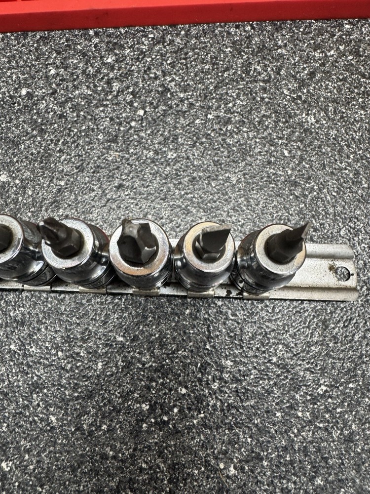 Matco 7 PIECE 3/8" DRIVE Screwdriver ADV BIT SOCKET SET Phillips Flat