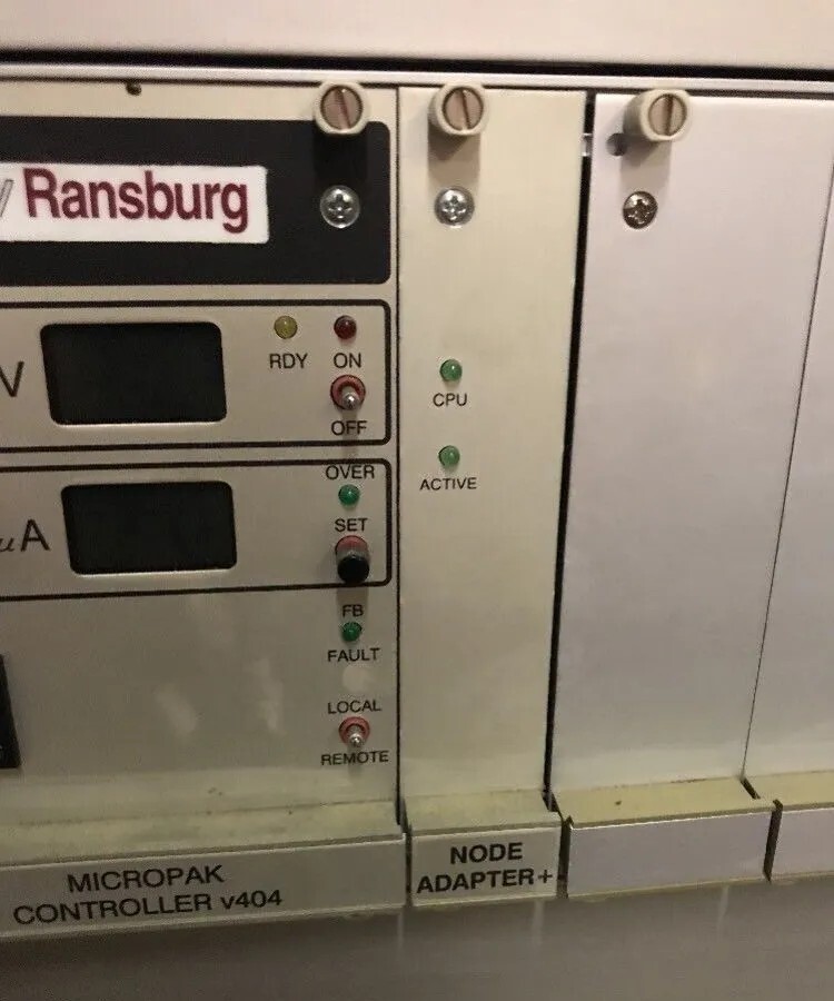 ITW Ransburg Electrostatic Systems Controller Micropak Controller V404 Warranty