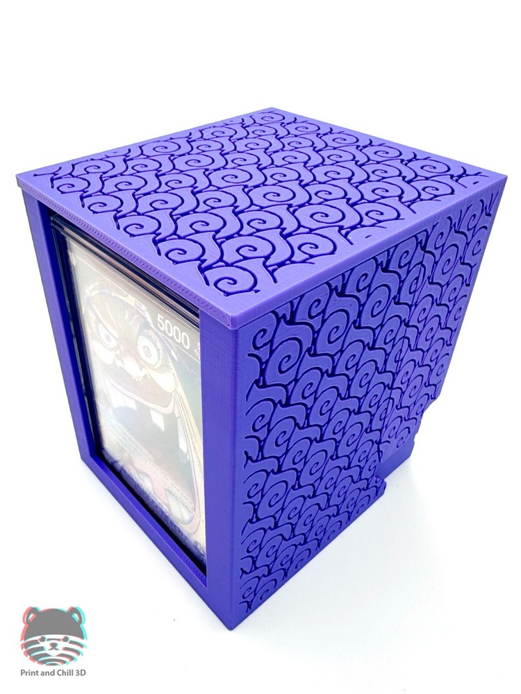 One Piece TCG Teach Blackbeard Dark Fruit Pattern Magnetic Deckbox