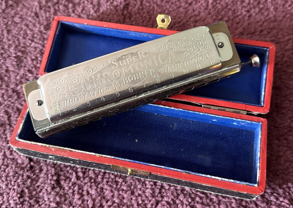 Vintage Super R Chromonica M. Hohner Harmonica