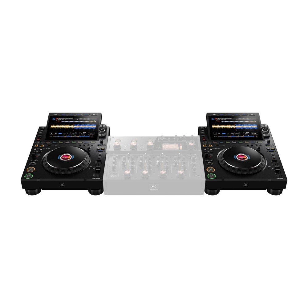 AlphaTheta CDJ-3000X DJ Player with XS-CDX Flight Case Package