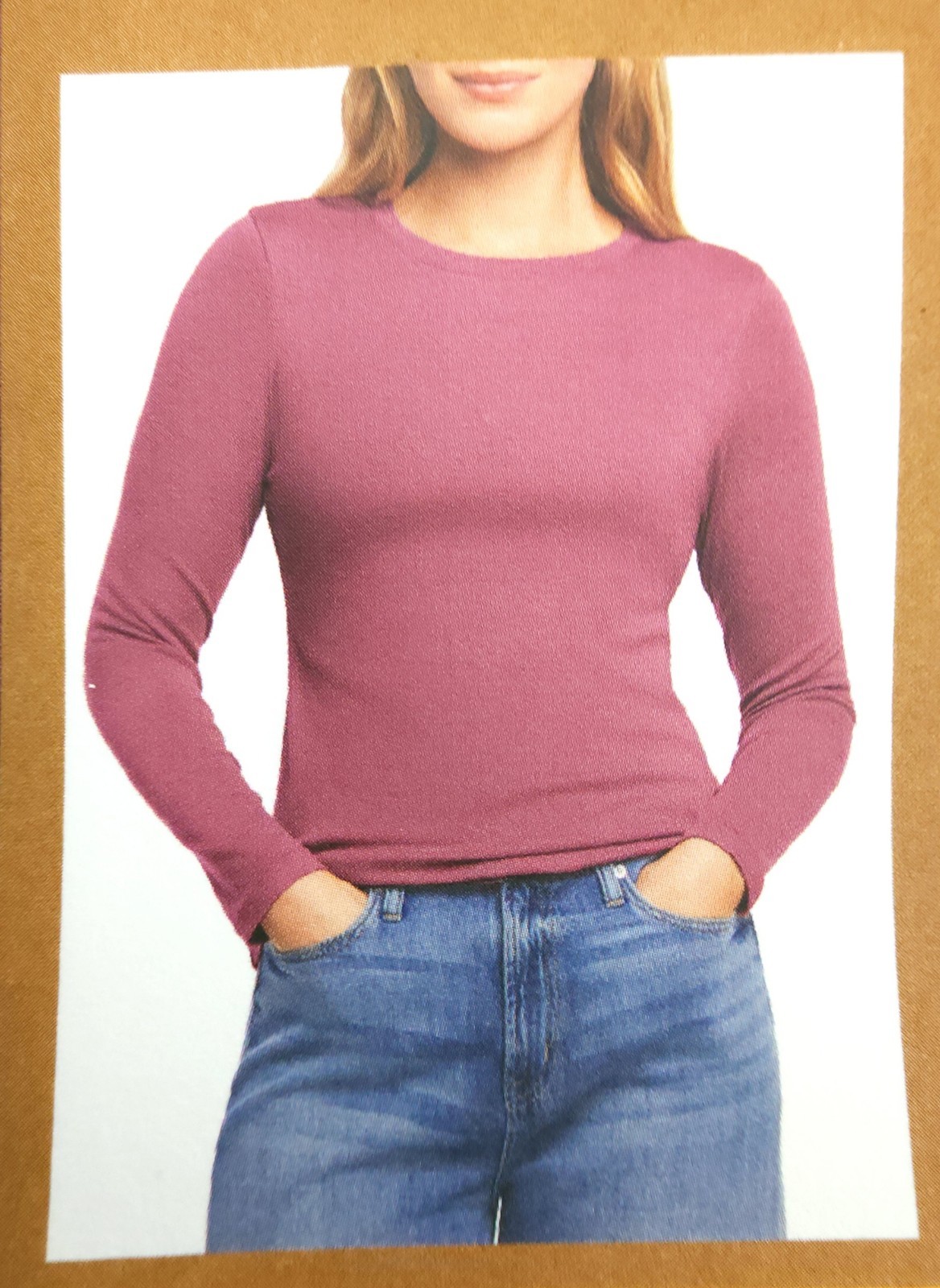 Eddie Bauer Women's Classic Fitted Crewneck Long Sleeve Shirt