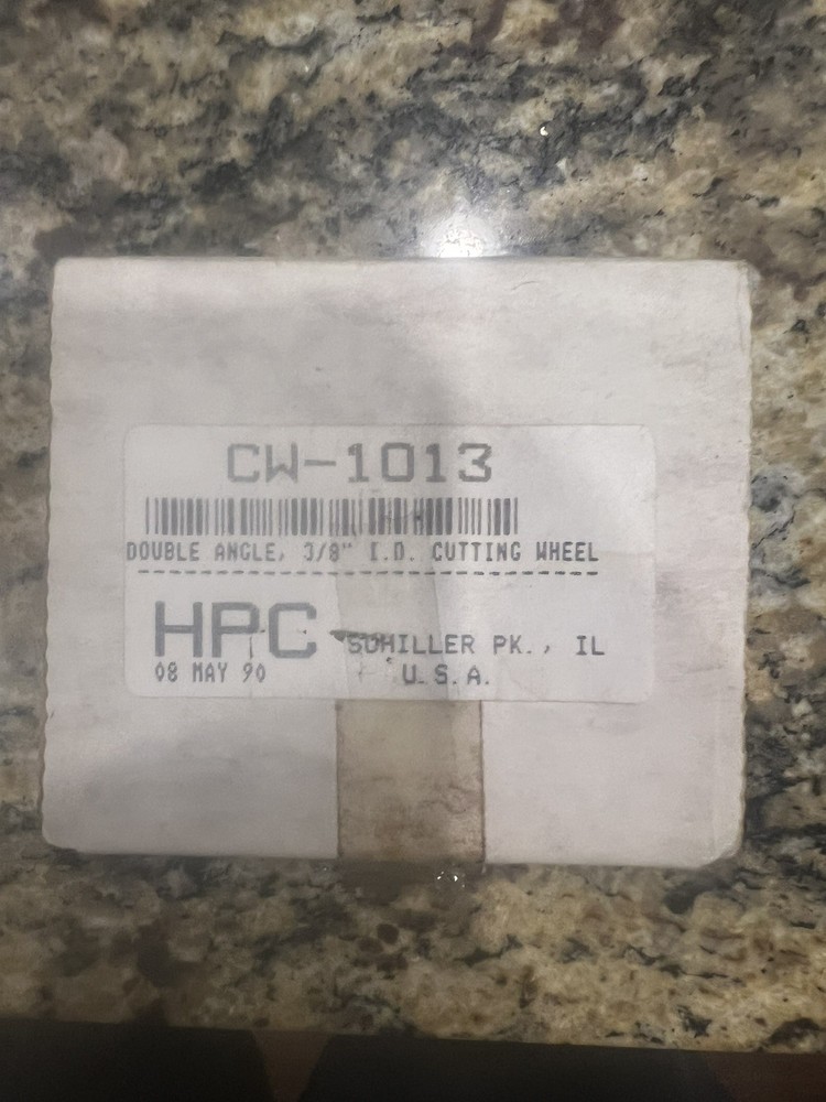 HPC Cutter CW-1013 Emhart High Security Double Angle 3/8