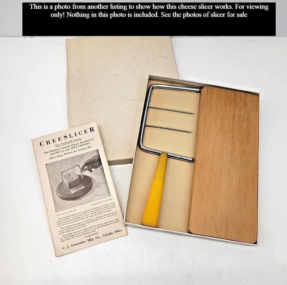 Butterscotch Bakelite Handled Cheese Slicer