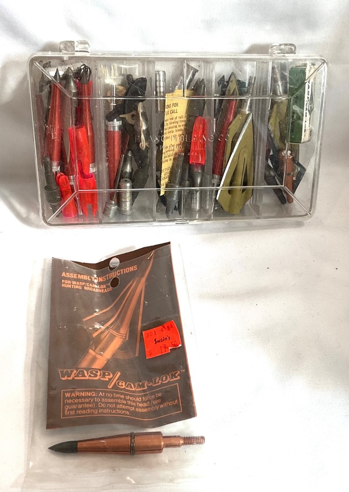 Vintage Archery Broadheads Bow Tip Lot