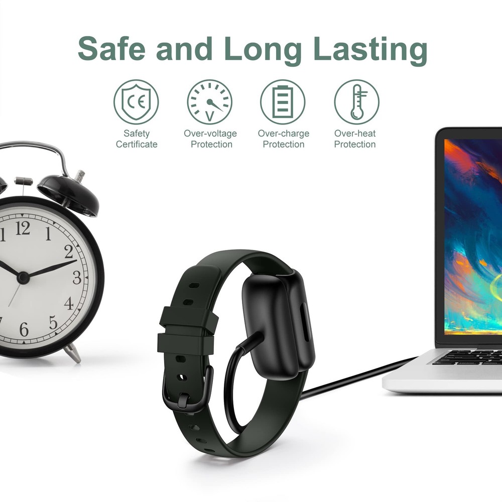 Charger Cable Replacement for Fitbit Inspire 3 (2 Pack/3.3Ft)