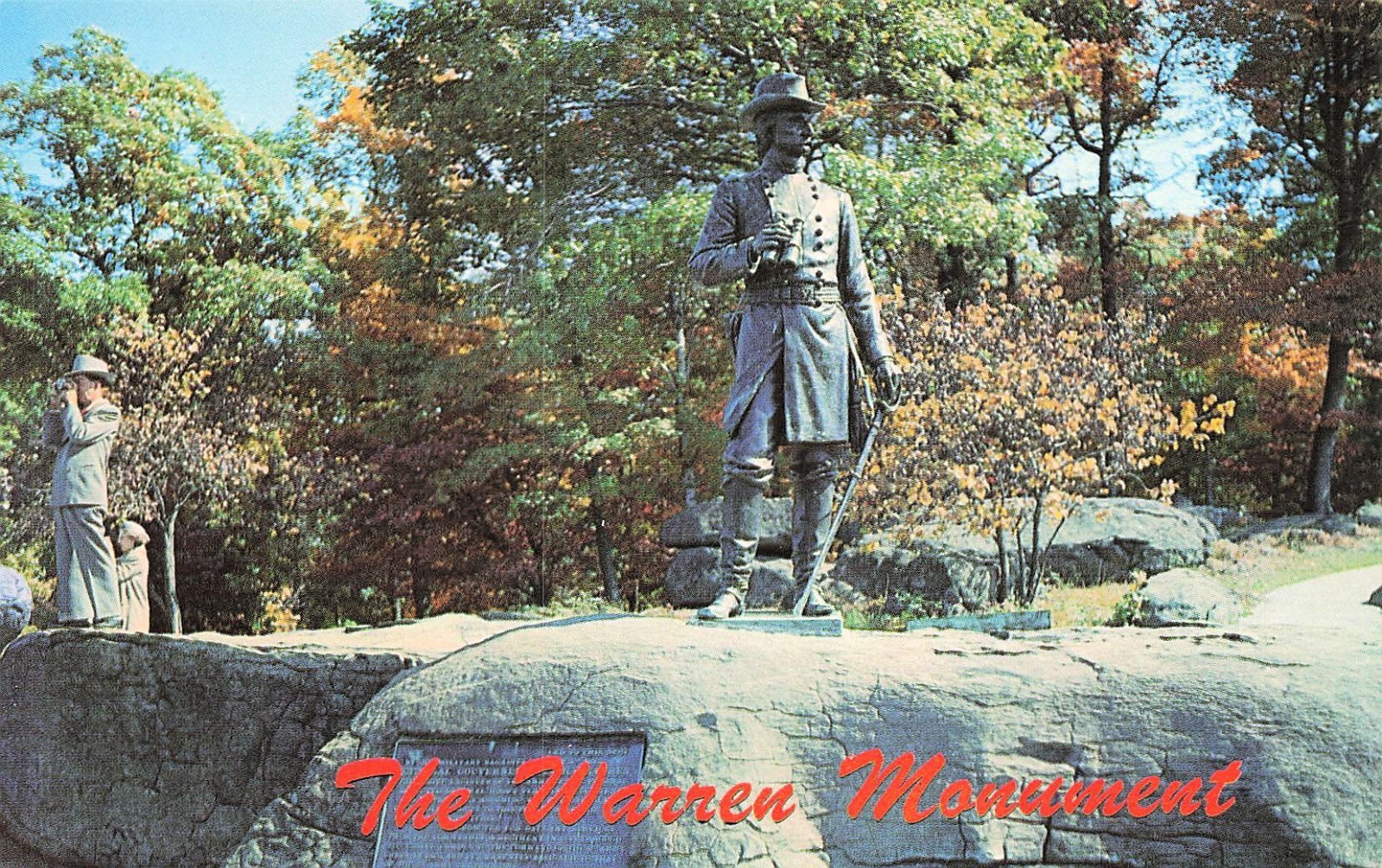 Civil War Battle of Gettysburg Army Military Statue Memorial Vtg Postcard I36