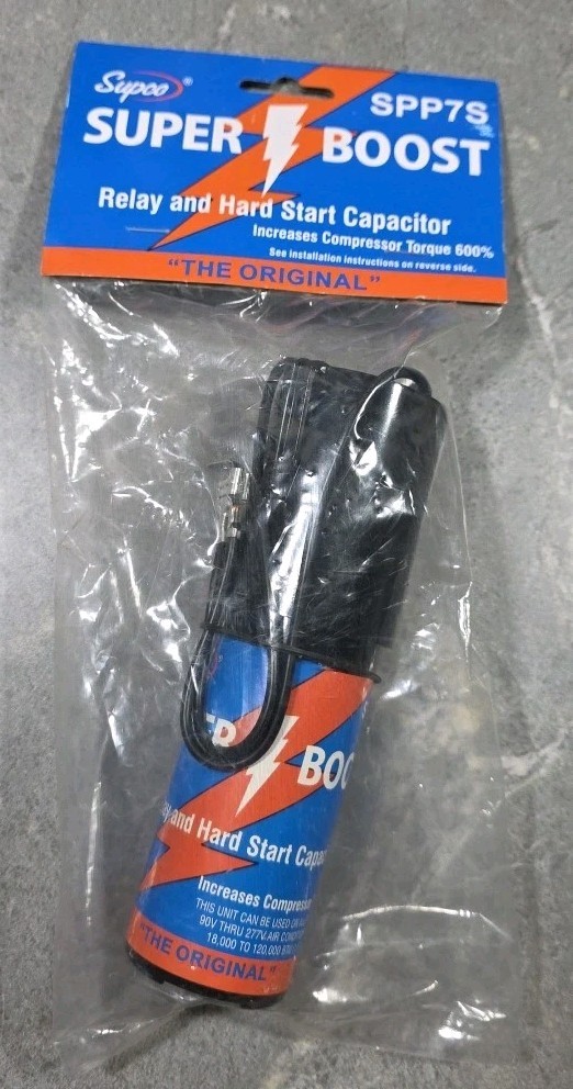 Supco SPP7S Super Boost A/C Compressor Relay and Hard Start Capacitor