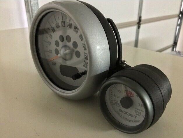 52mm DUAL Gauge Pod Mount Cup for 2002 - 2006 MINI Cooper R53