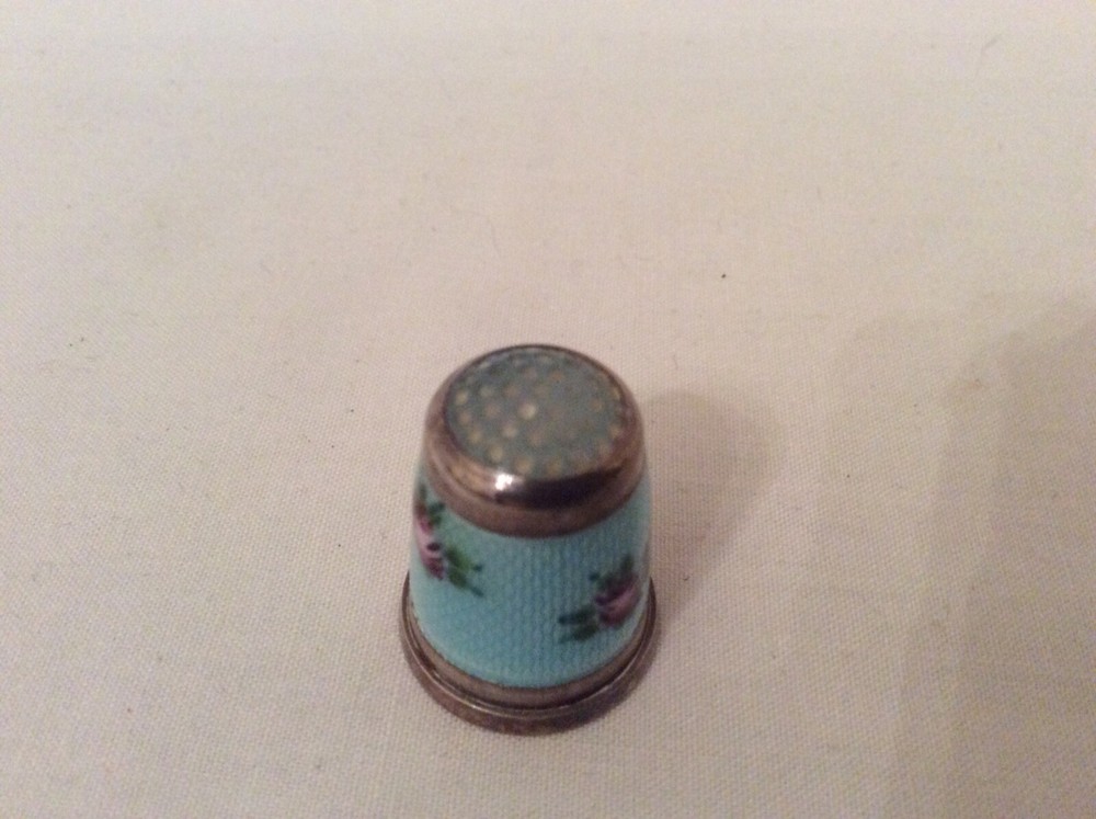 Antique c1920 Silver German Gabler Thimble