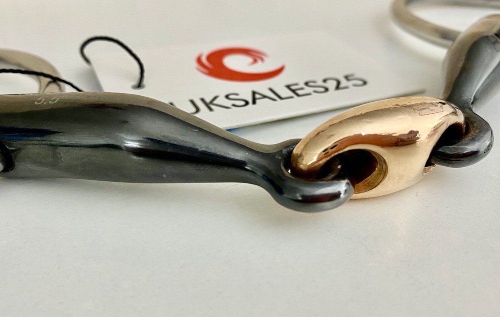 Loose Ring Sweet Iron Snaffle Bit Copper Lozenge (UKSALES25®)*SAME DAY DISPATCH*