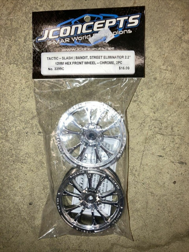 JConcepts JCO3399C 2.2" 12mm Hex Front Wheel - (Chrome)