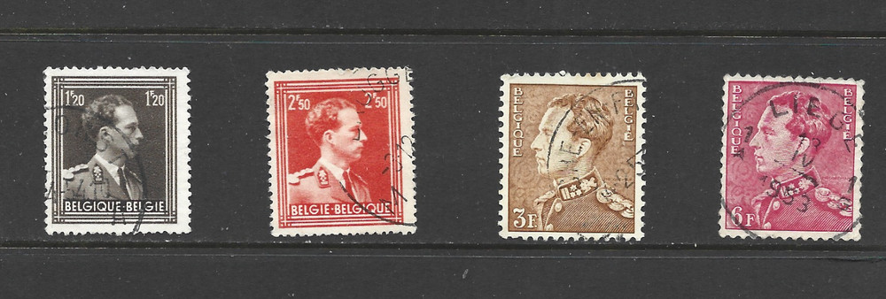 BELGIUM - 1951 New values - USED SET
