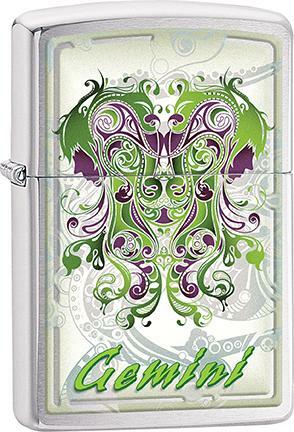 Zippo Windproof Metal Design Fire Lighter - Gemini