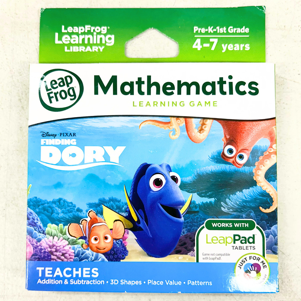 Leap Frog Learning Library Mathematics Learning Game Finding Dory, New in Box