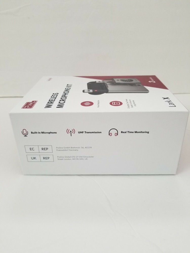 PIXEL Lark X UHF Wireless Microphone Kit Lavalier Microphone