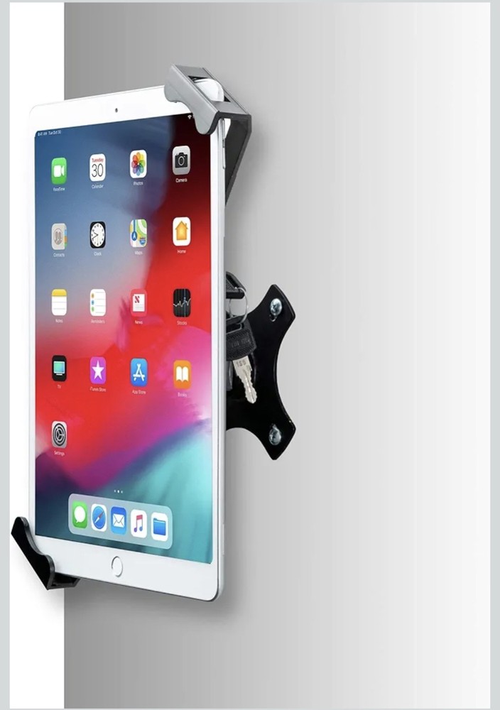 CTA Compact Wall Mount – CTA Security Wall Mount with Lock & Key System for iPad