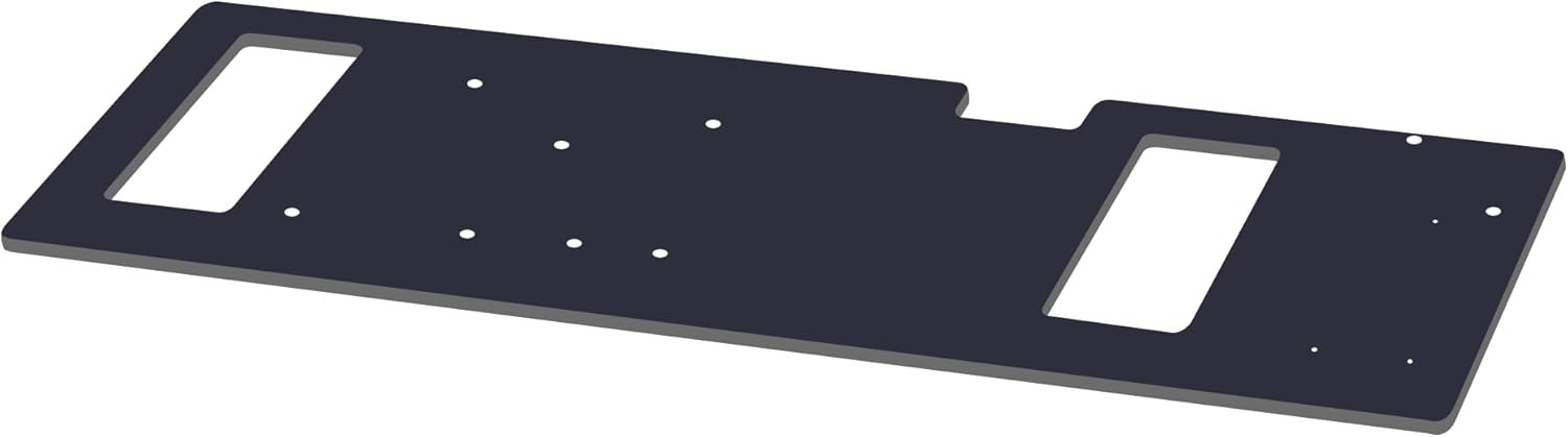 Amplifier Rack/Plate/Board For 2019-2024 GM Truck Silverado Sierra (1/2 PVC)