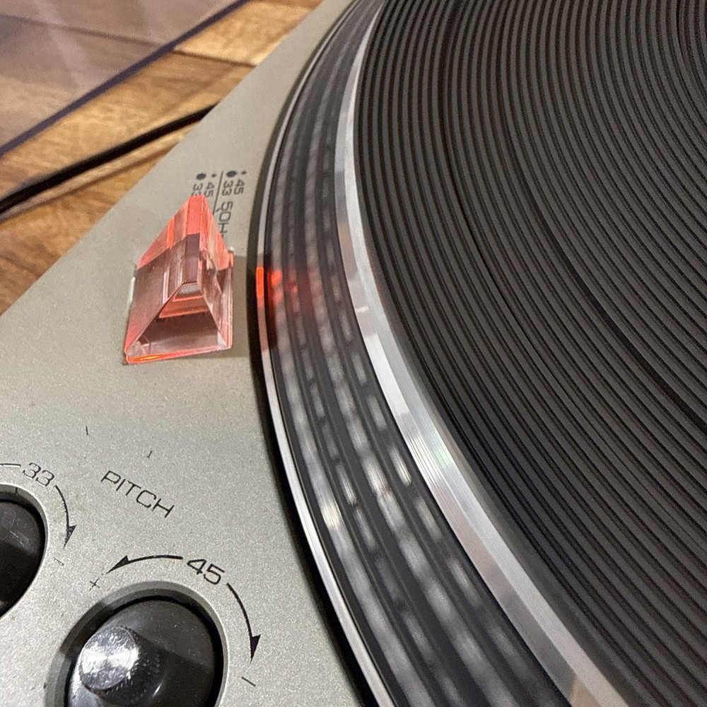 technics sl 1400 turntable Direct Drive Automatic Silver Vinyl Record Player