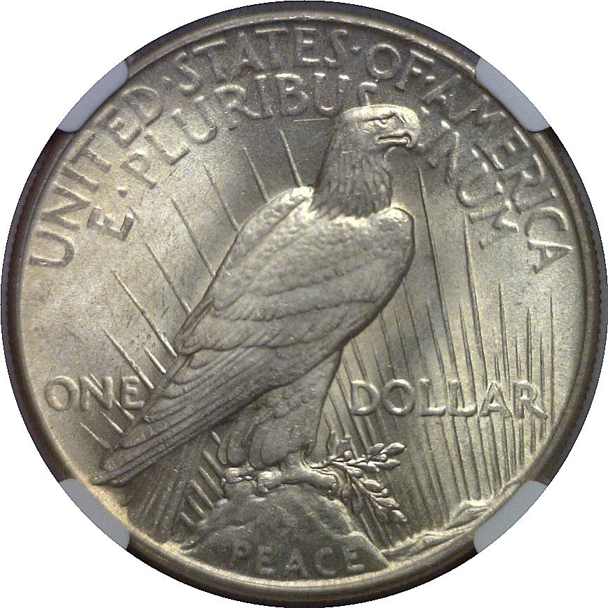 1934 Peace Dollar NGC MS-64