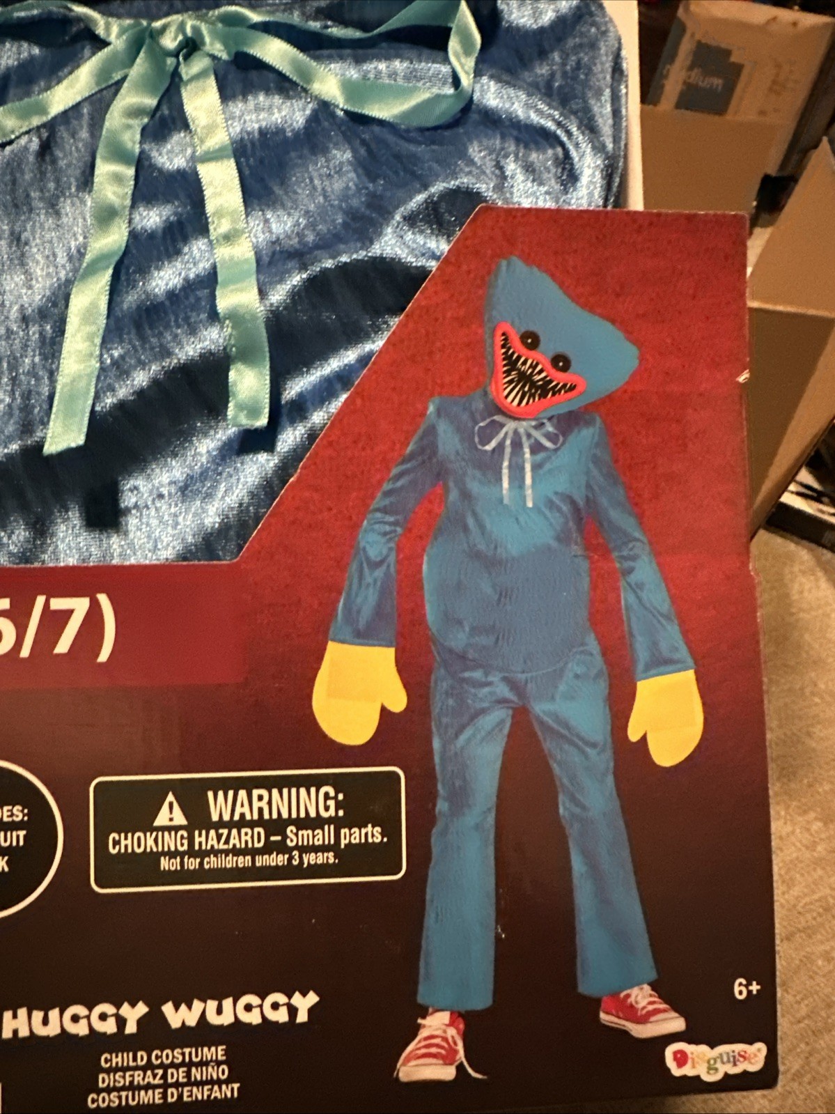 Disguise Poppy Playtime Huggy Wuggy Kids Costume Small 6-7