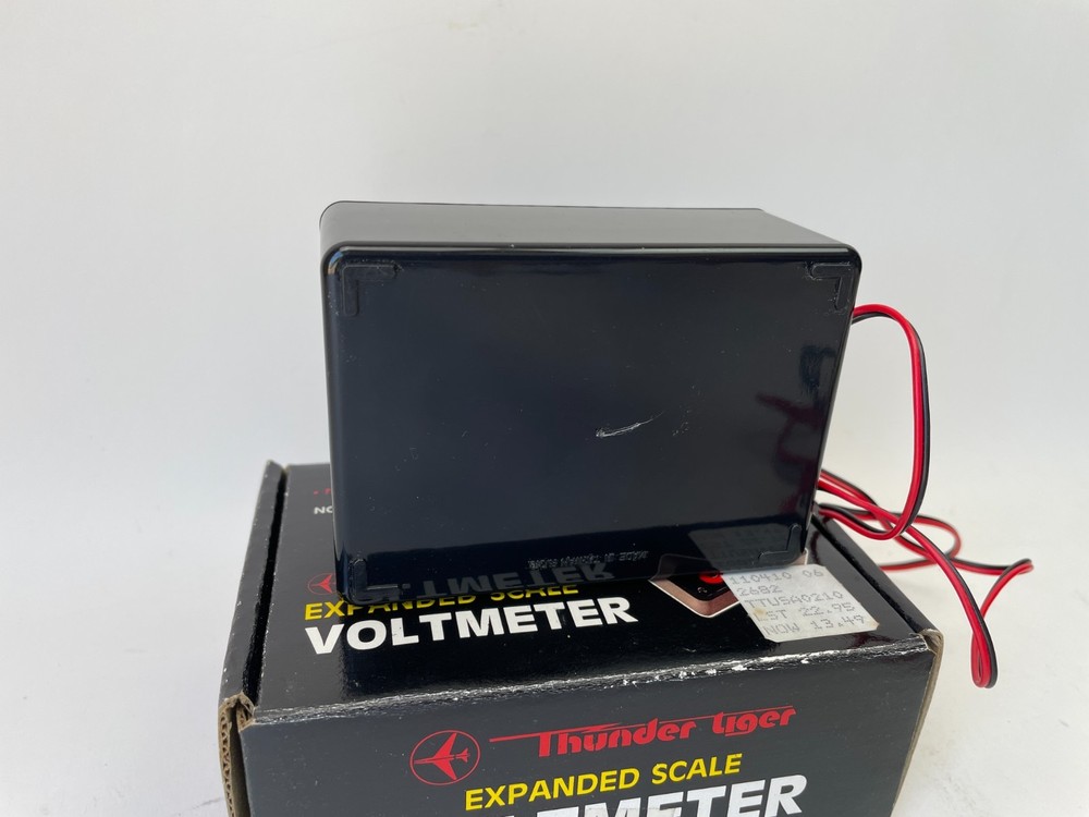 Thunder Tiger RC Expanded Scale Voltmeter – 4.8 V/9.6 V Tester