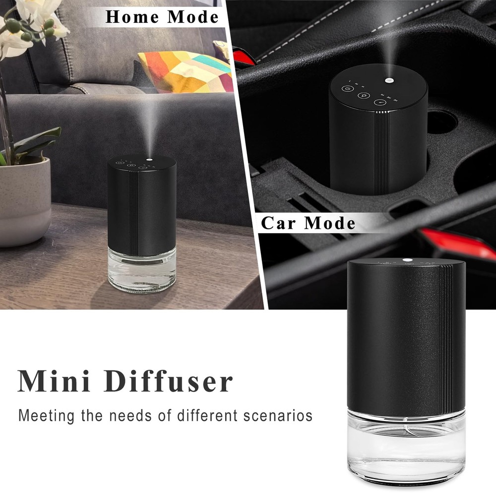 Essential Oil Diffuser, Waterless Scent Diffusers for Home, 100ml Capacity At...