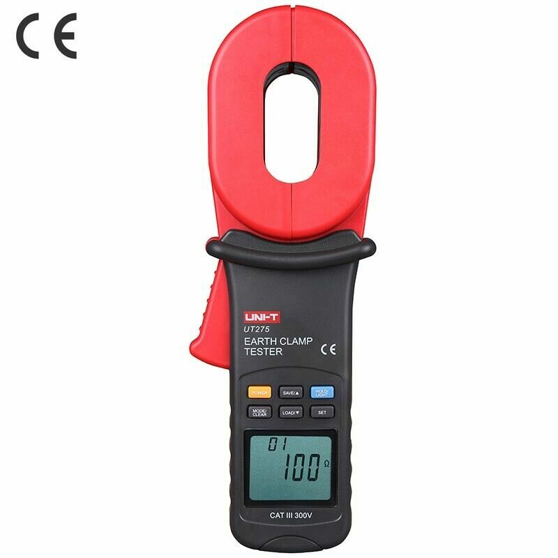 UNI-T UT275 Auto Earth Ground Resistance Clamp Meter 2.2" LCD Range 0.01~ 100✦Kd