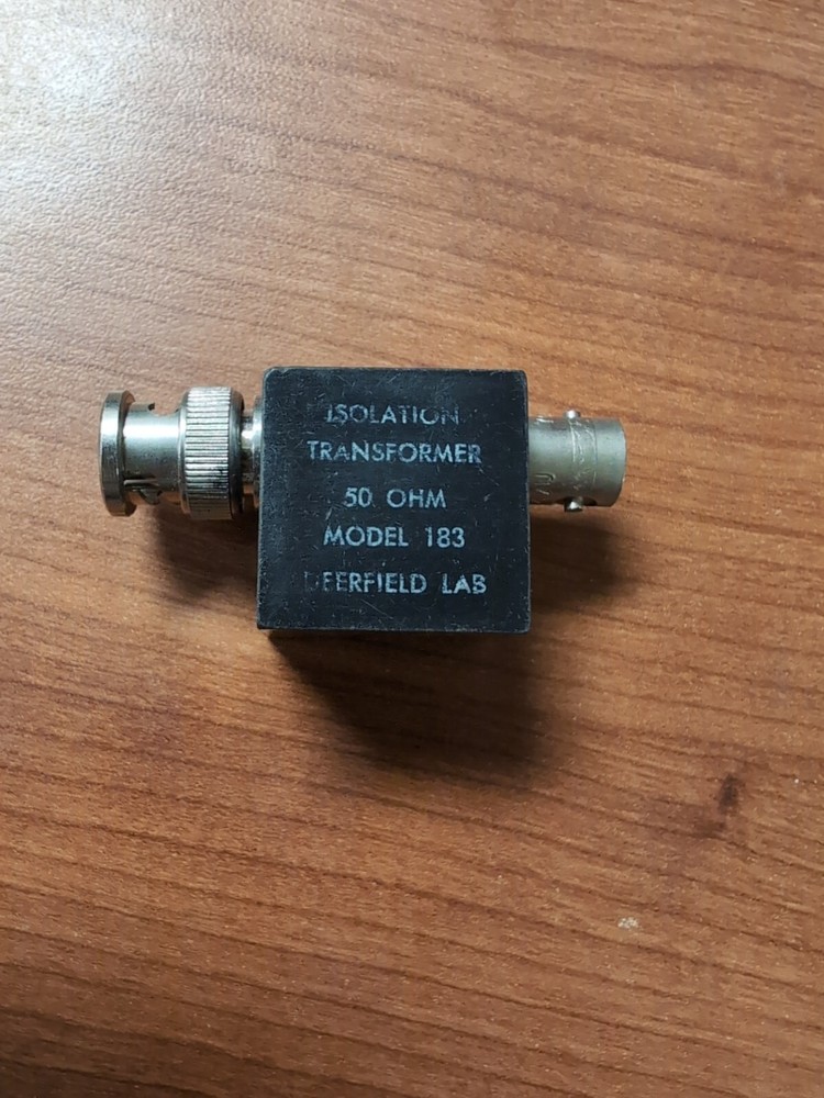 Deerfield Lab Isolation Transformer 50 Ohm Model 183
