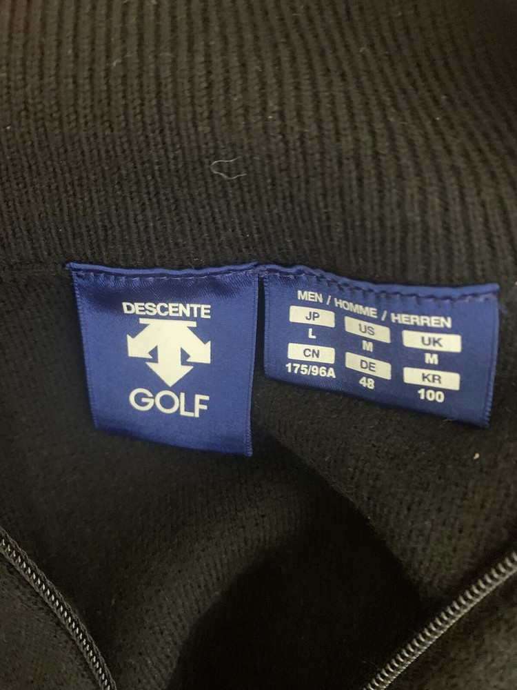 Descente Golf Collection Wool Sweater Size M