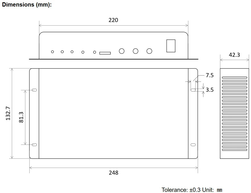 HD A4L LED Display Multimedia Player HD-A4L Supporting Multi-Terminal Control