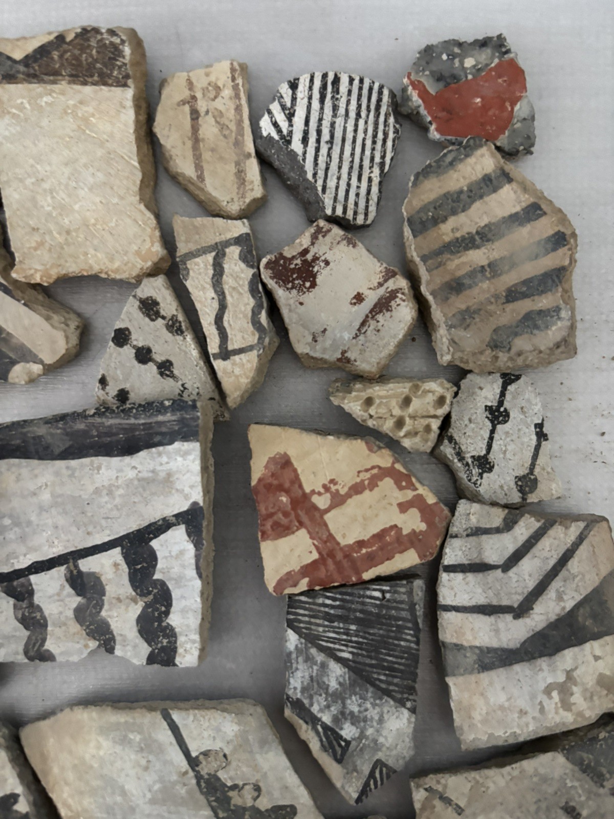 30+ Ancient Anasazi Native American Pottery Shards Arizona L8-D FREE SHIP