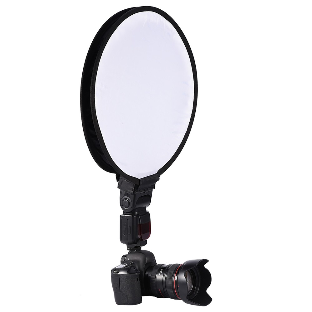 Mini Portable Round Beauty Dish Flash Diffuser Softbox (40cm)