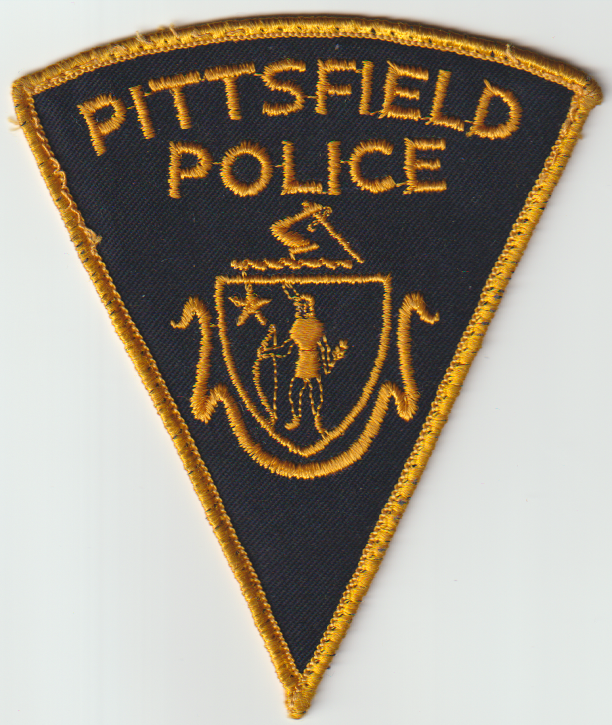 Pittsfield MA old triangle non shield shape patch