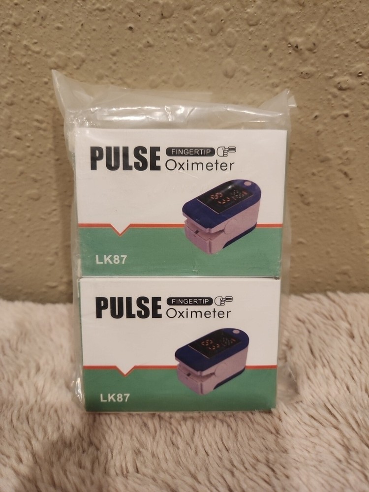 2 Pack Fingertip Pulse Oximeter #589