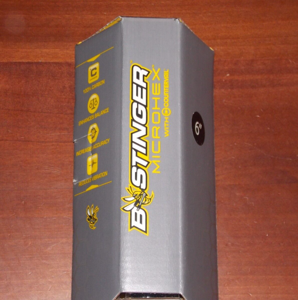 Bee Stinger MicroHex 6" Stabilizer in Grey Finish- B Stinger