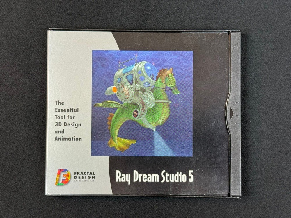 1997 Vintage Software for Mac & PC ~ Ray Dream Studio 5 3D Design