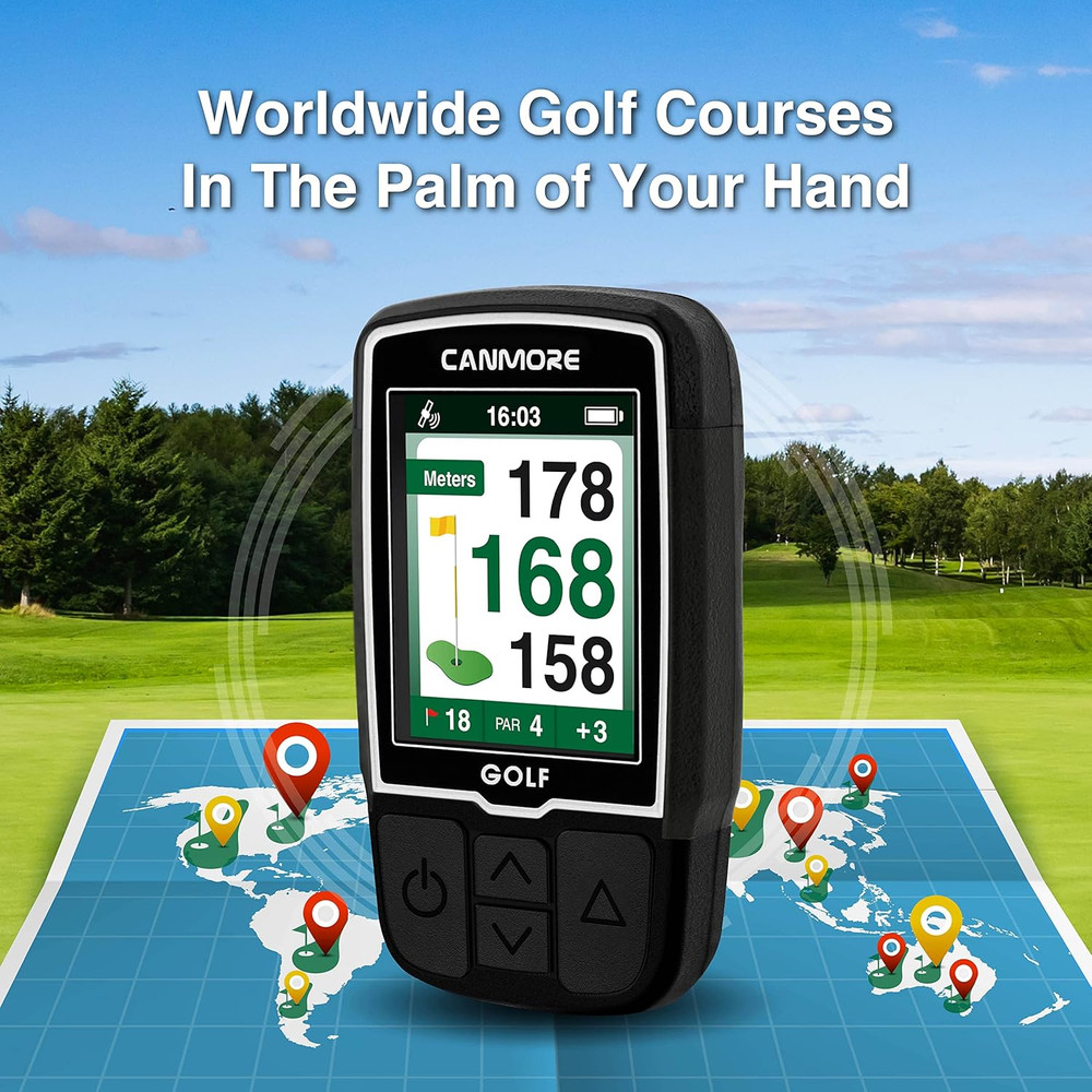 Preceding HG200 Handheld GPS Golf Device (Black_Preceding)