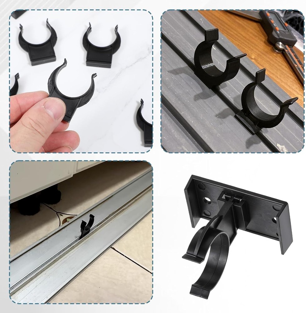 10 Pack Plastic Toe Kick Clip, Adjustable Leg Plinth Clip, Toe Kick Kitchen L