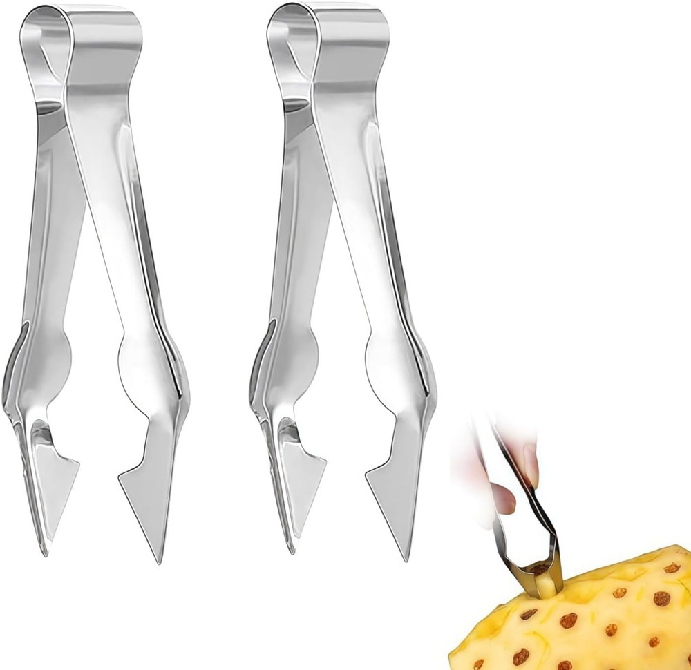 2Pcs Multi-Functional Fruit & Vegetable Stem Remover Clip, Strawberry Huller, Pi