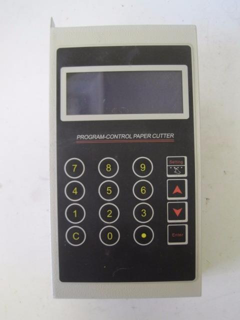 PROGRAM CONTROL PAPER CUTTER CONTROLLER WITH PRECISE 520 PAPER CUTTER USED