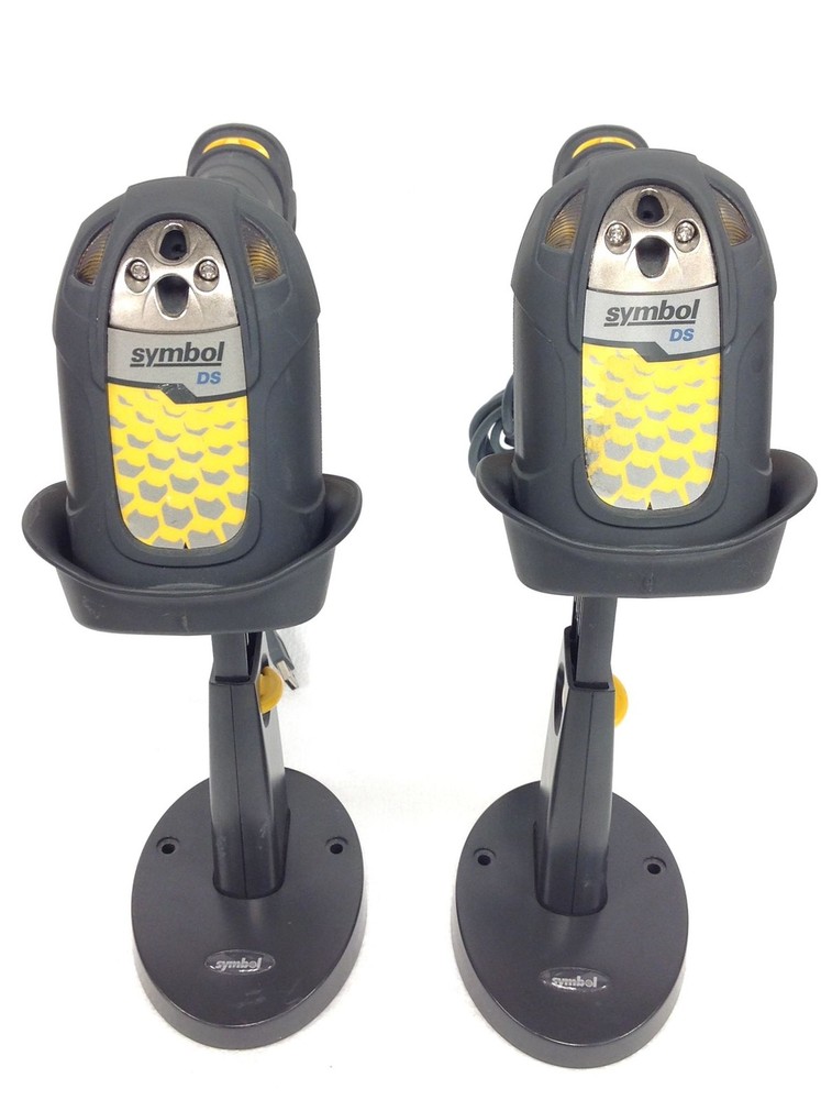 Symbol DS3408-SF20005R Barcode Scanner w/ USB Cable & Stand Tested Working