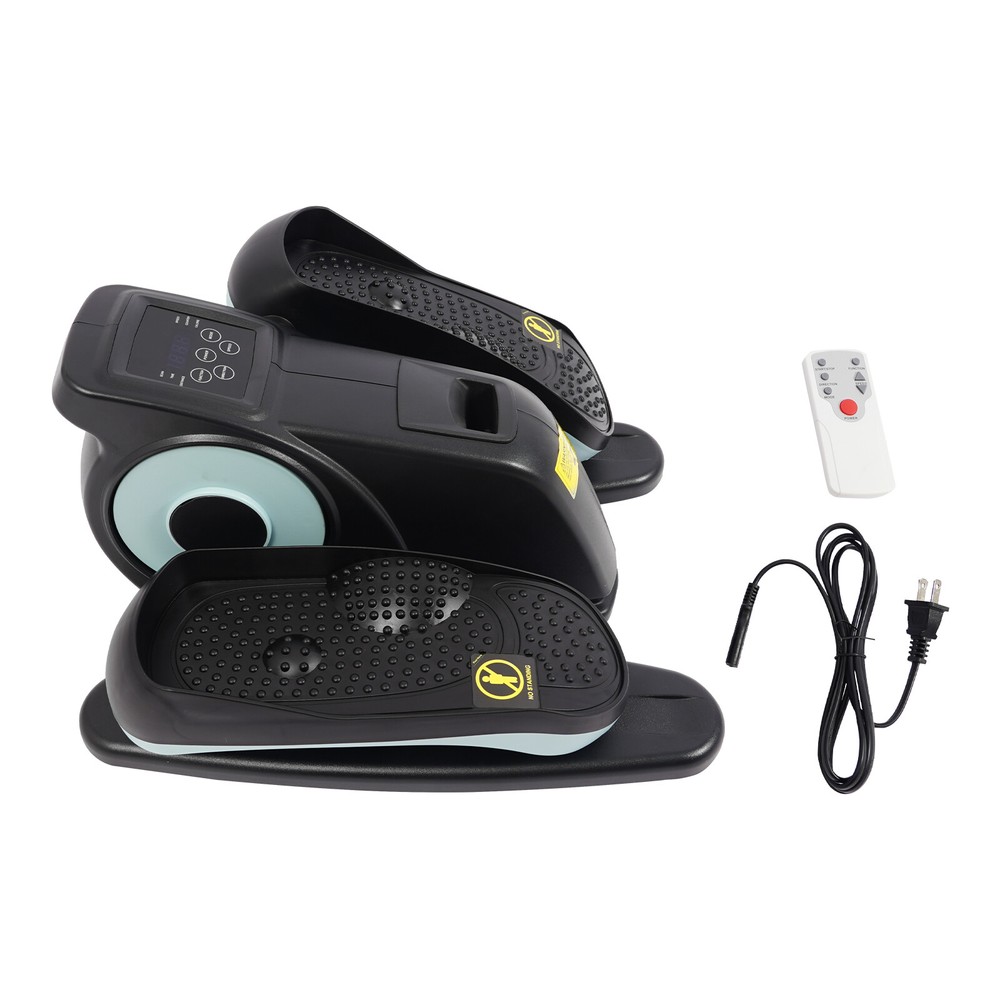 Portable Exercise Pedal Exerciser Foot Pedal Machine Floor Stand+Remote Control