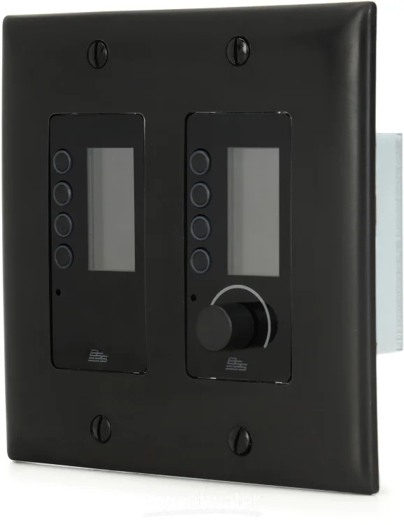 BSS EC-8BV Ethernet 8-button & Volume Controller - Black